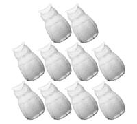 NULYLU Foam Owl Models Material Craft Foam White 10pcs for Painting and Pinning 15cm Suitable for Craft Activities and Party Decoration