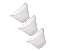 NULYLU Food Strainer Bags White Nylon 3pcs Reusable Easy to Clean Dumpling Filling and Vegetable Dehydrating Bags Mesh Straining for Kitchen Use for Home Food Filtering