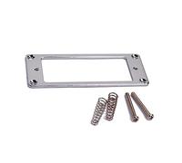 NULYLU Full Flat Metal Pickup Mounting Frame Silver Pickup Frame for Electric Guitars Thickness inside Dimension