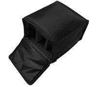 NULYLU Gas Canister Cover Protective Sleeve Canvas Foldable Wear-resistant Black for Gas Canisters and Cassette Stoves Outdoor Backpacking