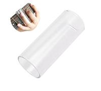 NULYLU Glass Guitar Slide Medium Bottleneck Tone Bar for Acoustic and Electric Guitar Accessories