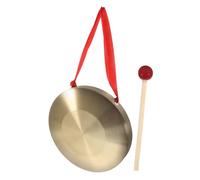 NULYLU Gong Cymbals Portable Hand Gong for Company Events Construction Smooth Finish for Celebrations