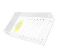 NULYLU Grafted Eyelash Storage Box Eyelash Organizer 4.64x2.75x1.18inch Acrylic Easy to Open and Close Professional Beauty Salons Personal Use