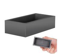 NULYLU Graphite Crucible Mold High Purity Impact Resistant Black Graphite Non-Ferrous Metal Casting Mold for Test Analysis and Emergency Heat Or Cold Usage Condition