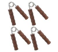 NULYLU Grip Strength Trainer and Finger Exerciser 4Pcs Natural Wood for Hand Mobility and Athletic Performance at Home or Office