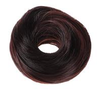 NULYLU Hair Bun Piece for Women Voluminous Synthetic Hair Bun Deep Brown for and Ancient Aesthetics Easy to Maintain Natural Look Hairpiece for Elegant Styles