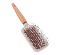 NULYLU Hair Massage Brush Scalp Massager Detangler Comb Wooden Paddle Comb Portable Convenience for Long Thick Curly Hair