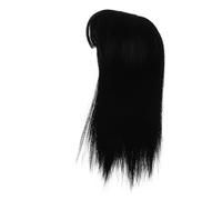 NULYLU Hair Replacement Block Top of Head Straight Wig Hair Piece Women Invisible Top for Crown