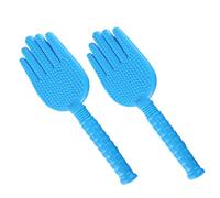 NULYLU Hand Shape Body Knock Massager Stick, Silicone Massage Pat for Acupoint Therapy, Blue Manual Back and Neck Tapping Tool for Pain Relief and Circulation Boost