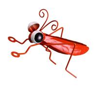 NULYLU Handy Miniature Garden Accessory Polished Smooth Iron Grasshopper Garden Ornament Delicate Tropical Model Or Bookshelf Decoration