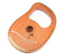 NULYLU Harp Lyre Harp Instrument Strings String Lyre for Beginner Learning Musical Instrument Wood for Playing at Home Studio