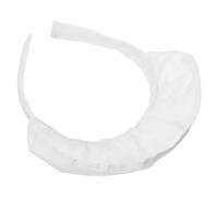 NULYLU Headband Material Fit Fabric, and Plastic Secure Versatile Elegant White for with Lace Accessory Multiple Maid Women for Role-playing Occasions