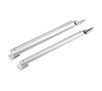 NULYLU Heavy Duty Aviation Aluminum Material Automatic Closing Feature Pneumatic Door Closer Silver 15-30k for Fire Doors and Office Use