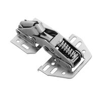 NULYLU Heavy Duty with Flexibility and Space-Saving Design Made of Steel Rv Cabinet Door Hinge Featuring Round Hole and Oval Hole Specifications, for Camper Cabinet Upgrades