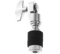 NULYLU Hi-hat Clutch Adjustable Metal Drum Set Accessory Iron and Lint Material Black Suitable for Percussion Practice and Performance