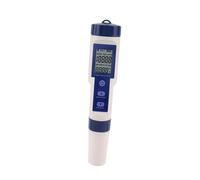 NULYLU High Precision Digital Pen Saltwater Tester with Ec Ph Temperature Measurement for Aquarium Seawater Pool Monitoring Compact Salinity for Aquaculture and Water Quality Checking