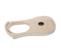 NULYLU Homemade Wooden Lyre Harp Kit Diy String Harps for Beginners and Boys and Girls Unfinished Musical Instrument for Craft and Music Education