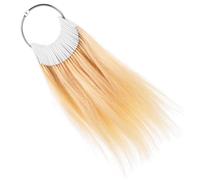 NULYLU Human Hair Color Sample Rings 30pcs for Hairdressing and Dye Testing Real Human Hair Strands for Salon Use for Professionals