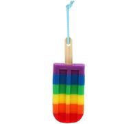 NULYLU Ice Cream Shaped Bath Sponge Lightweight Portable Sponge Shower Scrubber Exfoliating Body Wash for Outdoor Travel and Business Trips Random Color