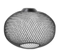 NULYLU Iron Pendant Light Shade Softens Light with Hollowed Lantern Design Protects Bulb Classic Black Iron Lamp Shade for DIY Retrofitting in Home Offices