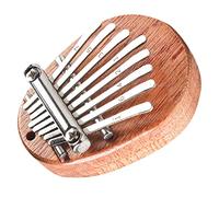 NULYLU Kalimba for Beginners Mini Thumb Piano with 8 Keys Producing Warm and Comfortable Pure Notes, Made of Synthetic Material, Musical Instrument for Toddlers and Beginners