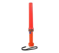 NULYLU LED Traffic Wand for Emergency Use with High Brightness Flashing Light Shock-Resistant Plastic Construction Multipurpose Handheld Light for Airport Firefighting Outdoor Safety and