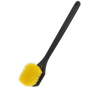 NULYLU Long Handle Car Detailing Brush with Ergonomic Grip and Hard Nylon Bristles for Effective Wheel Rims and Car Tires Cleaning and Detailing