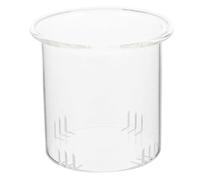 NULYLU Loose Leaf Tea Glass Infuser Strainer Replacement Filter Made of Borosilicate Glass Fine Mesh Suitable for Home Brewing Dishwasher Safe