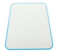 NULYLU Magnetic A4 Dry Erase Whiteboard Double-Sided Desk White Board with Soft Edges, Portable Desktop Memo Board for Office and Home Use, 21X30Cm, Random Frame Color Random Color