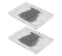 NULYLU Magnetic Iron Filings 2 Boxes for Physics Science Experiments, Iron Powder Shavings Kit for Classroom Magnetic Field Visualization