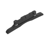 NULYLU Mandolin Bridge Wooden Saddle Bridge Mandolin Instrument Accessory Compact Design Exceptional Durability Ebony Shape for Rehearsals and Playing On The Move 4.52X0.90X0.31In
