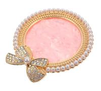 NULYLU Manicure Nail Tip Board Golden Resin Crystal Decorative Elements Nail Salons Home Use Photographic Prop Colour Mixing Tool Friends