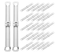 NULYLU Metal Binder Clips Large Capacity Spine Binding Clips for Document Binding 150pcs with Smooth Surface and Convenient Use Suitable for School and Home Office