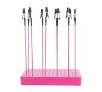 NULYLU Metal Painting Stand Base Holder Featuring Adjustable Angles with Alligator Clips Rotation Support, and Space-saving Design for Hobby Modeling Tools and Model Parts for Airbrush