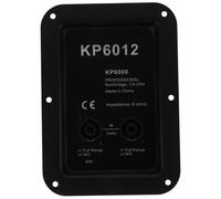 NULYLU Metal Speaker Terminal Junction Box 612 Speaker Binding Post Plate Mounting Screws Compatible Subwoofers and Loudspeakers