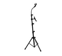 NULYLU Mic Standing Tripod Base Stand Adjustable Metal with Podcast and Microphone Latex Construction Professional Suitable for Most Microphones, for Concerts and Stage Performance
