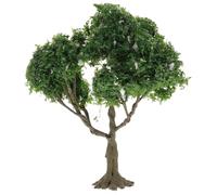 NULYLU Micro Landscape Tree Wire Flower Trees for Sand Table Artistic Green Plastic Wire Branches Realistic Scenery Mini Garden Accessories for Fairy Gardens Model Enthusiasts