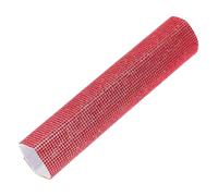 NULYLU Microphone Glitter Cover Rhinestone Fabric Sparkling Mic Decorative Sleeve Red Handheld Microphone Easy to Install Not Easy to Fade Chic Protective Sleeve for Karaoke Party