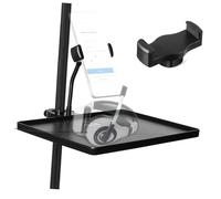 NULYLU Microphone Stand Tray Buckle Design Live Streaming and Karaoke Performance Thickened Material for Enhanced Durability and Safety Suitable for Mic Storage Needs