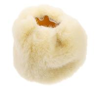 NULYLU Microphone Windscreen Furry Windscreen Muff Wind Cover Lapel Mic for Broadcast and Studio Use