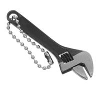NULYLU Mini Adjustable Spanner Wrench 2.5 Inch Black Steel Compact Wrench with Versatile Functionality and Precision Engineering for Electronics and Bikes DIY Use