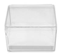 NULYLU Mini Insect Display Box 3.54x3.54x2.16in Plastic Specimen Display Box with Viewing from Angles and Microscopic Observation Stylish Compact Case for Hobbyists