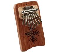 NULYLU Mini Kalimba Thumb Piano 8-Note Portable Finger Instrument Wooden Small Kalimba for Beginners Practical Musical Accessory