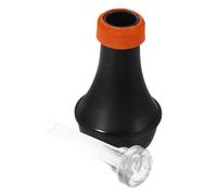 NULYLU Mini Trumpet Mute Kit Lightweight Abs Material Mouthpiece Easy to Carry Versatile Use Brass Instruments Silencer for Musicians on The Go Practice