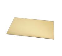 NULYLU Mirror Material Board Pickguard Sheet for Acoustic Guitar Pickguard Material Diy Guitar Blanks Self Adhesive Golden Plate