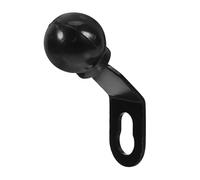 NULYLU Mm Aluminum Alloy Ball Base for Motorcycle Phone Mount Bracket | Black Finish, Rearview Mirror Fitting, Stable Support for Mobile Phone