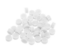 NULYLU Nail Art Rotating Charm Bearings Plastic with Universal Compatibility 40pcs White for DIY Creativity Booster Mini 3d Nail Spinner Rotary Crafting and Jewelry Accessories