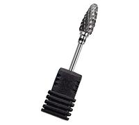 NULYLU Nail Drill Bit Set Extra Coarse Vacuum Tungsten Steel Polishing Head Professional Manicure Grinding Tool for Nail Art and Cuticle Care