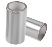 NULYLU Nail Polish Remover Foil Wraps Gel Polish Soak off Tool 2 Rolls Silver Tinfoil for Handy Nail Removal Process and Multifunctional Beauty Tasks for Efficient