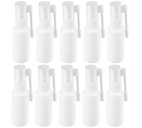 NULYLU Nasal Spray Bottles 10Pcs 30Ml Refillable with Swivel Mist Atomizer and Long Nozzle for Personal Care and Hayfever Relief